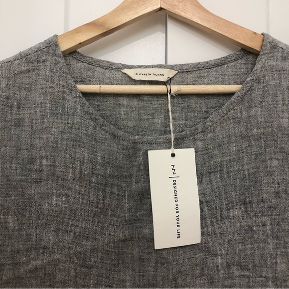 Elizabeth Suzann Harper Linen Tunic - Picture 4 of 8